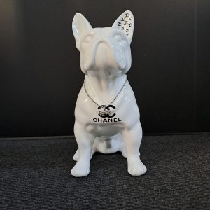 Doggy blanc inspiré Chanel