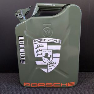 Jerrican inspiré Porsche vert