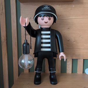 Playmobil inspiré Chanel rayé à lampe