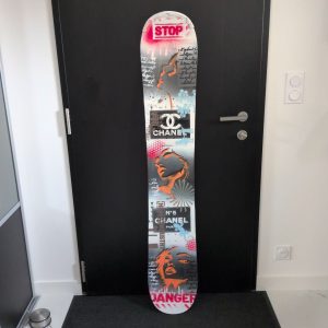 Snow Board inspiré Chanel